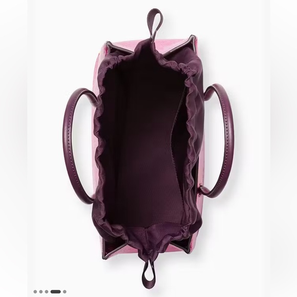 Kate Spade New York Pink Trista Crinkle Patent Shopper. New without tags. - Picture 3 of 11